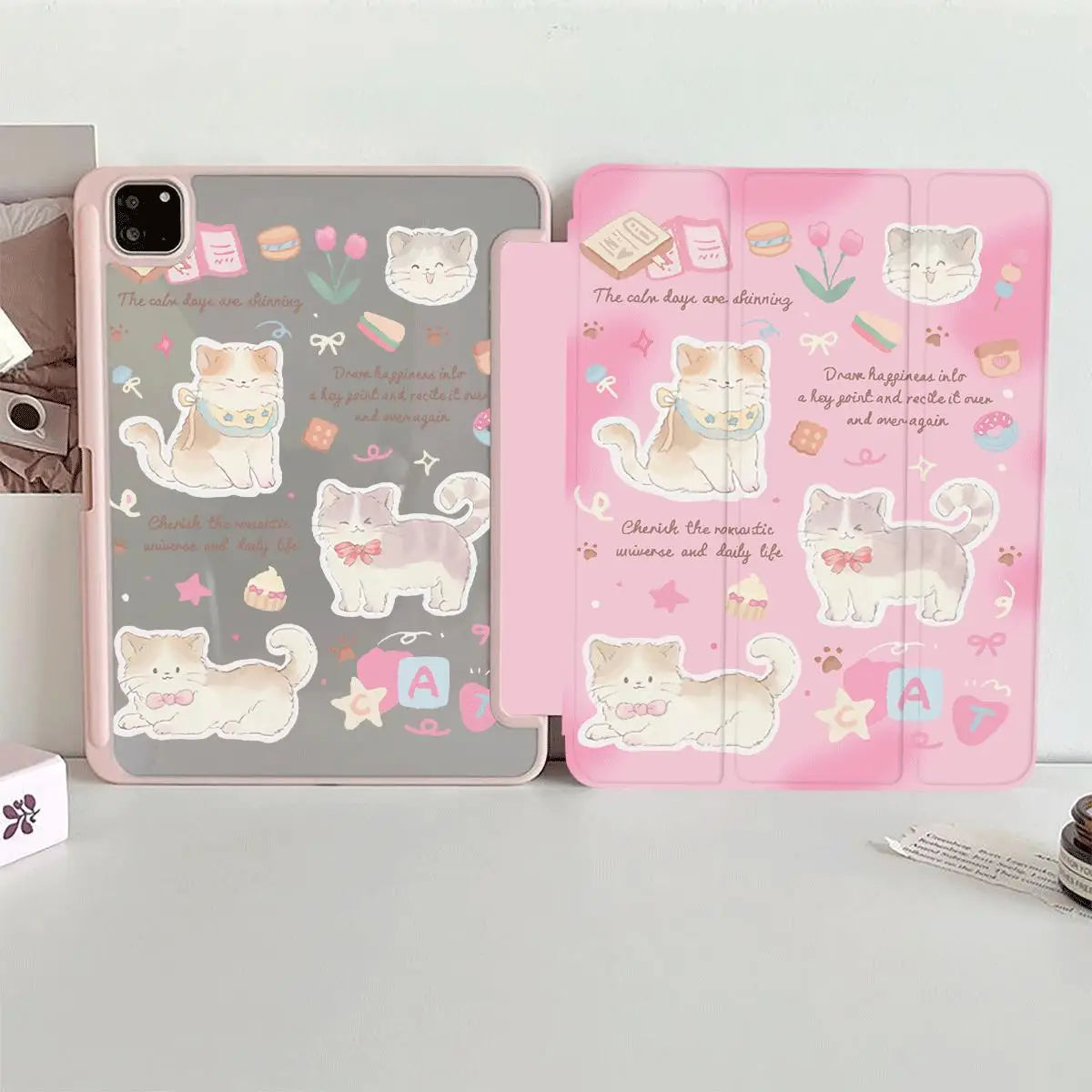 Musical Cat Smart Case for iPad 10.2 11 12.9 Air Pro 6th 5th 2025