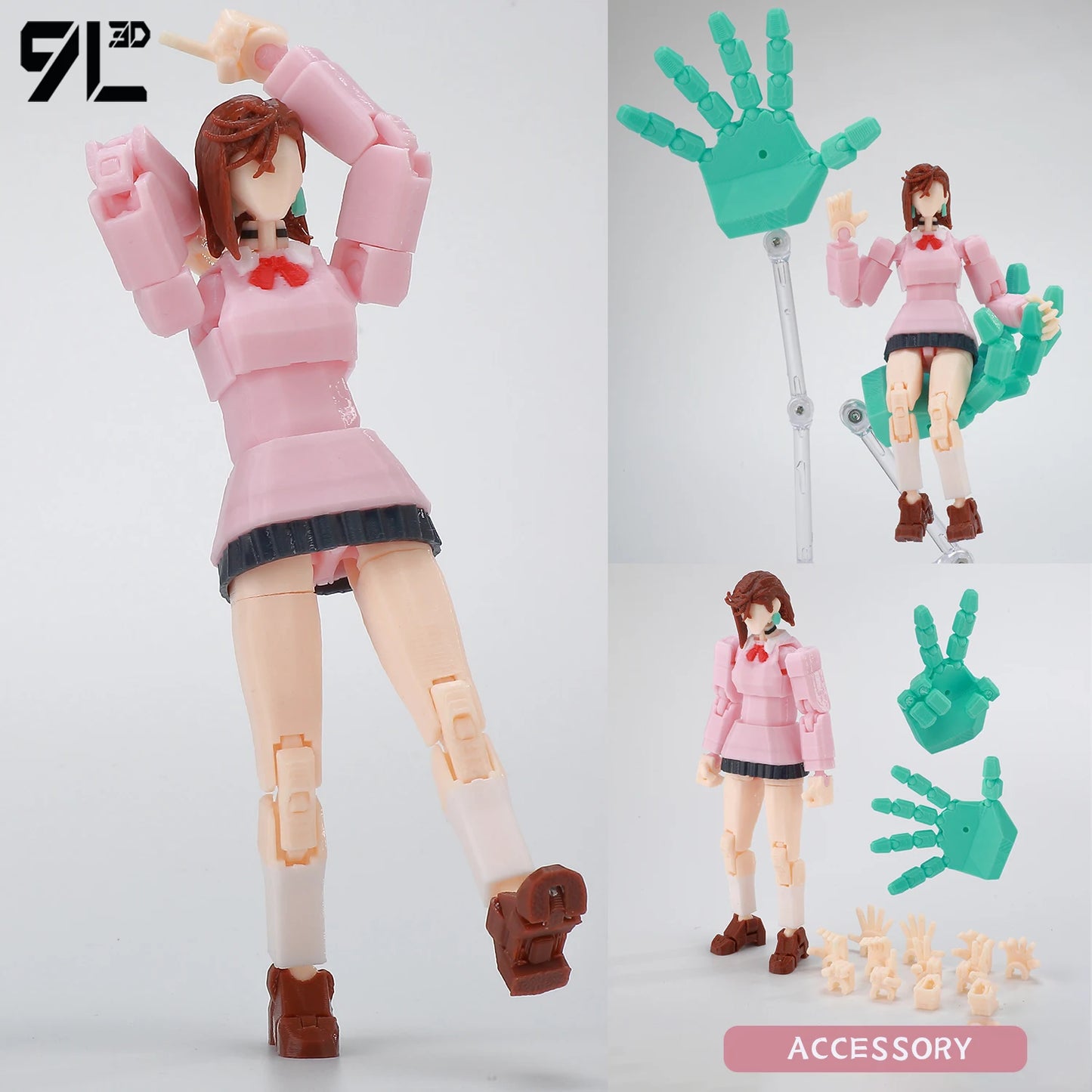 **** 9L3D Dandadan Heroes AyaseMomo Titan13 Multi-Jointed Anime Action Figure