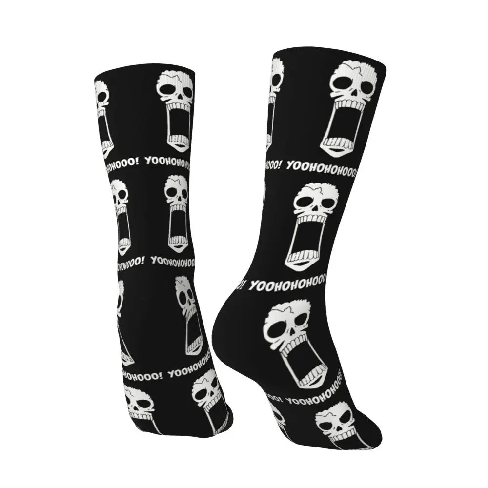Fashion Men's Anime Socks Tony Tony Chopper Luffy Zoro Law Unisex Crew