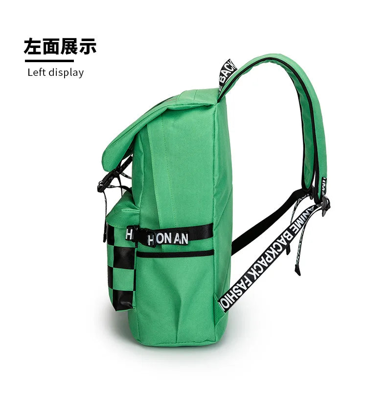 Demon Anime Waterproof Sport Backpack Gym Bag for Men Women Kids