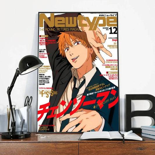 Chainsaw Man – Denji Newtype Cover Poster