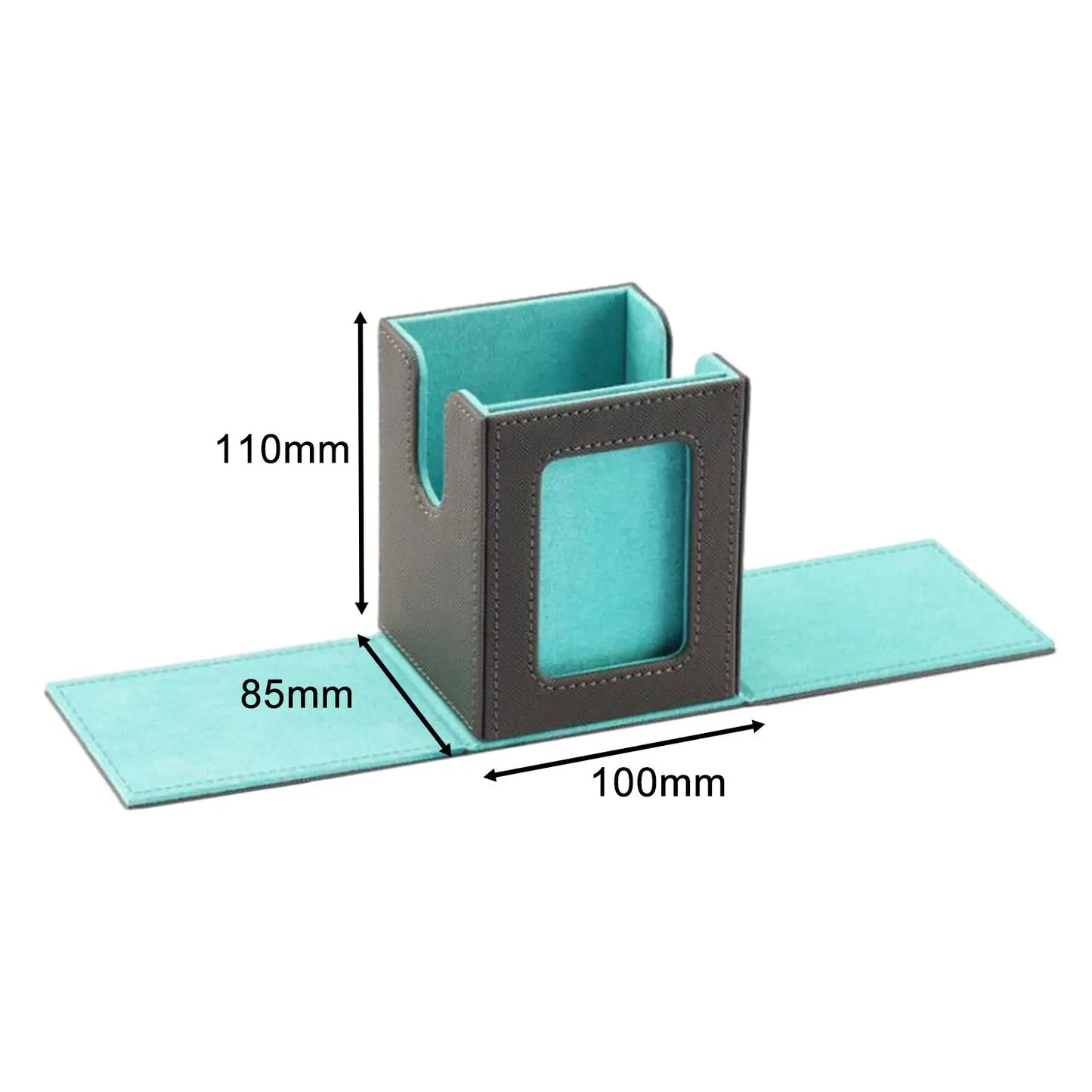 Trading Card Deck Box Premium Magnetic Closure Holds 100+ Cards Organizer