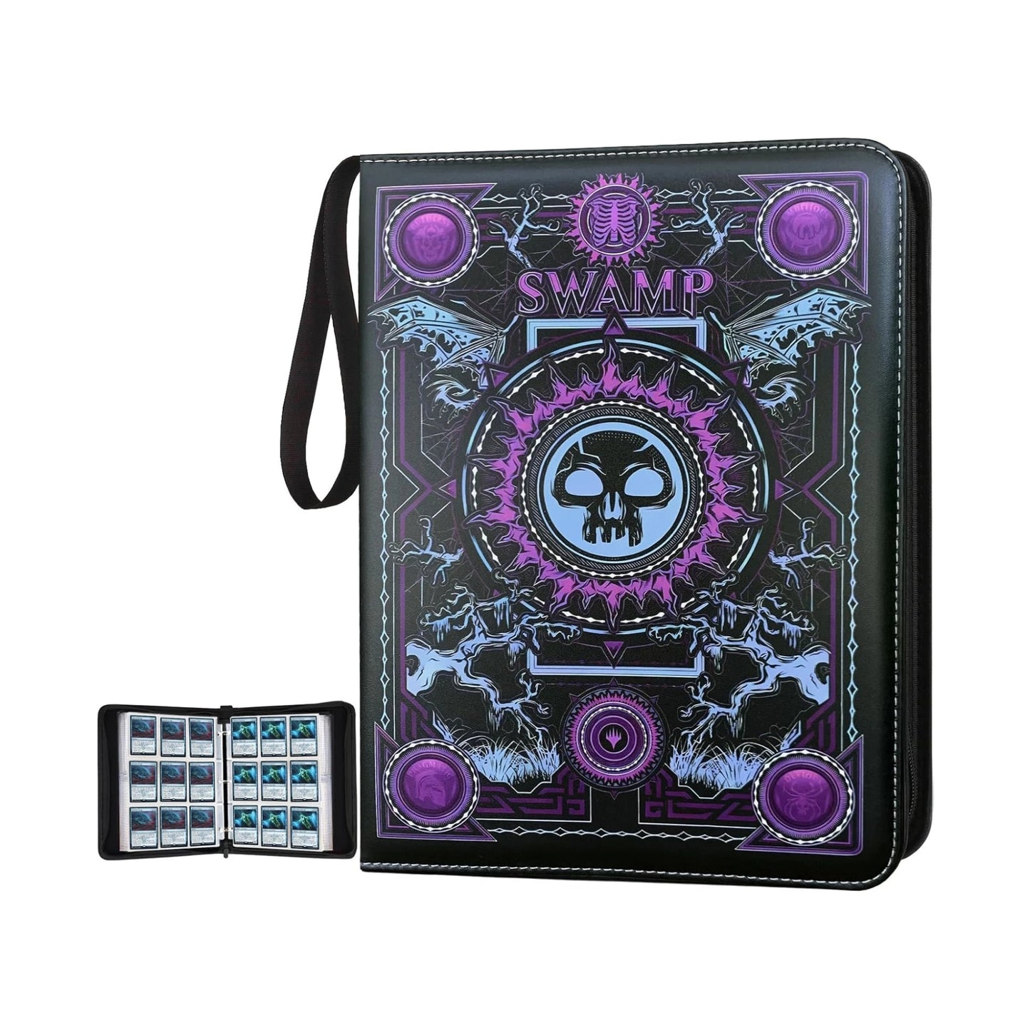 9 Pocket Card Binder with Sleeves for MTG TCG Yu-Gi-Oh Collector Album
