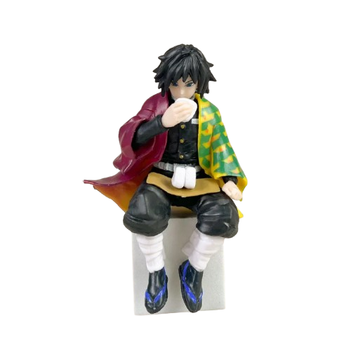Giyu Tomioka Sitting Pose Action Figure – Demon Slayer Anime PVC Collectible