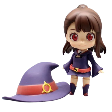 Little Witch Academia | Atsuko “Akko” Kagari 7.5″ PVC Figure (Witch Hat & Stand)