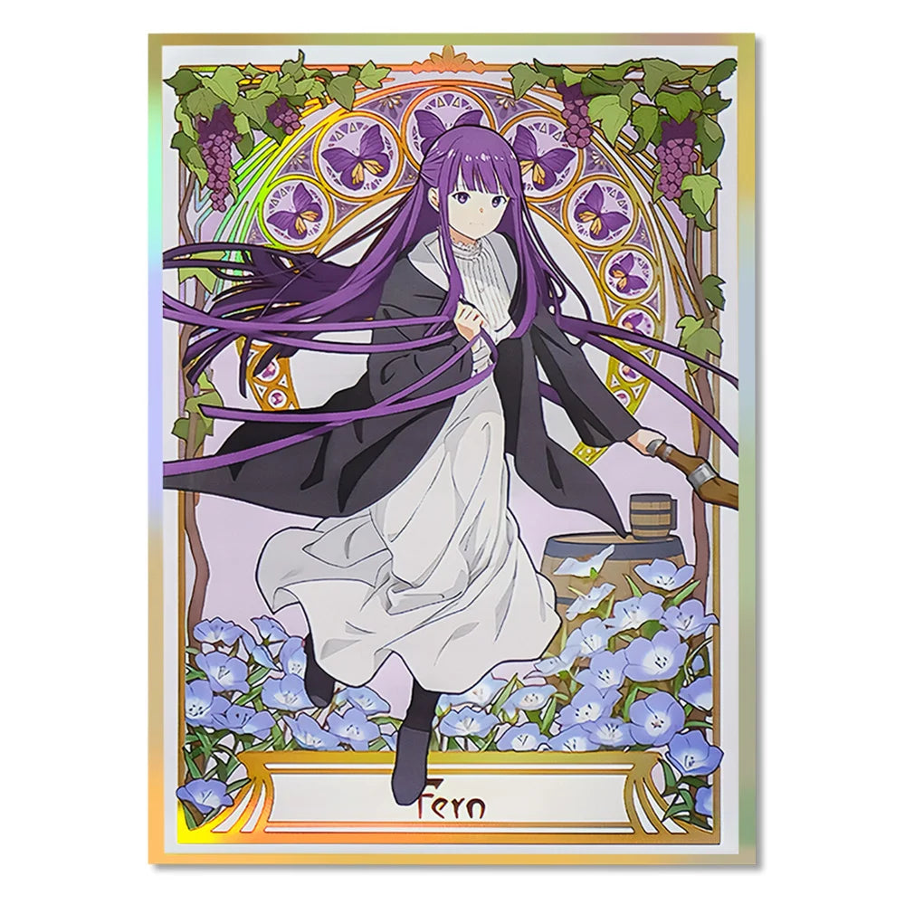 60-120pcs 67x92mm Card Sleeves Top Loader for MTG TCG Fern Anime