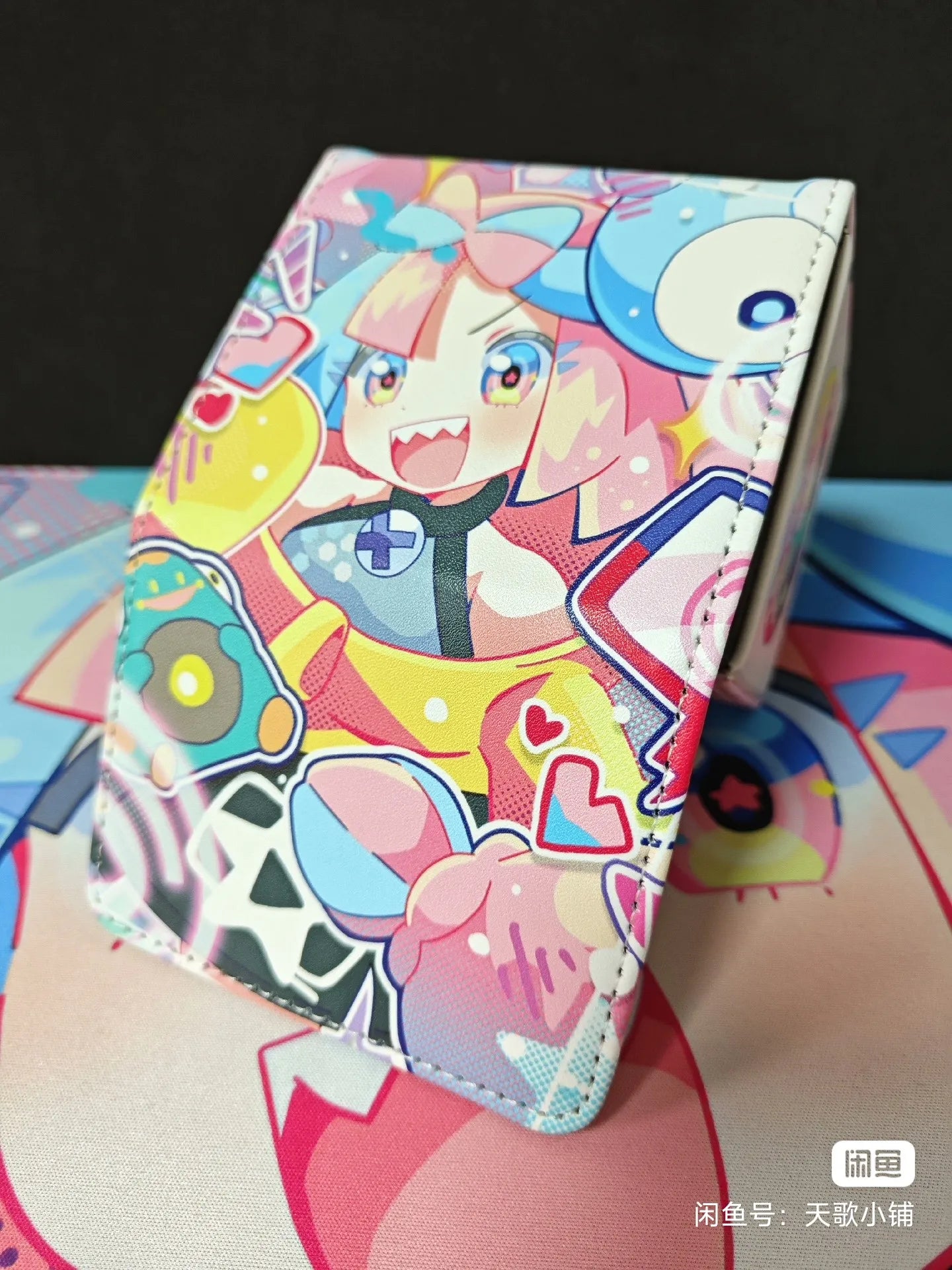 Pokemon Lono Deck Box Cute Anime Girl PTCG Trading Card Storage Case
