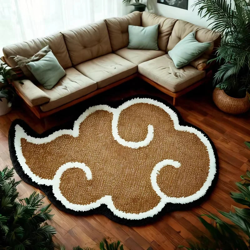VIKAMA Healing Clouds Carpet Decorative Cushion Bedroom Living Room