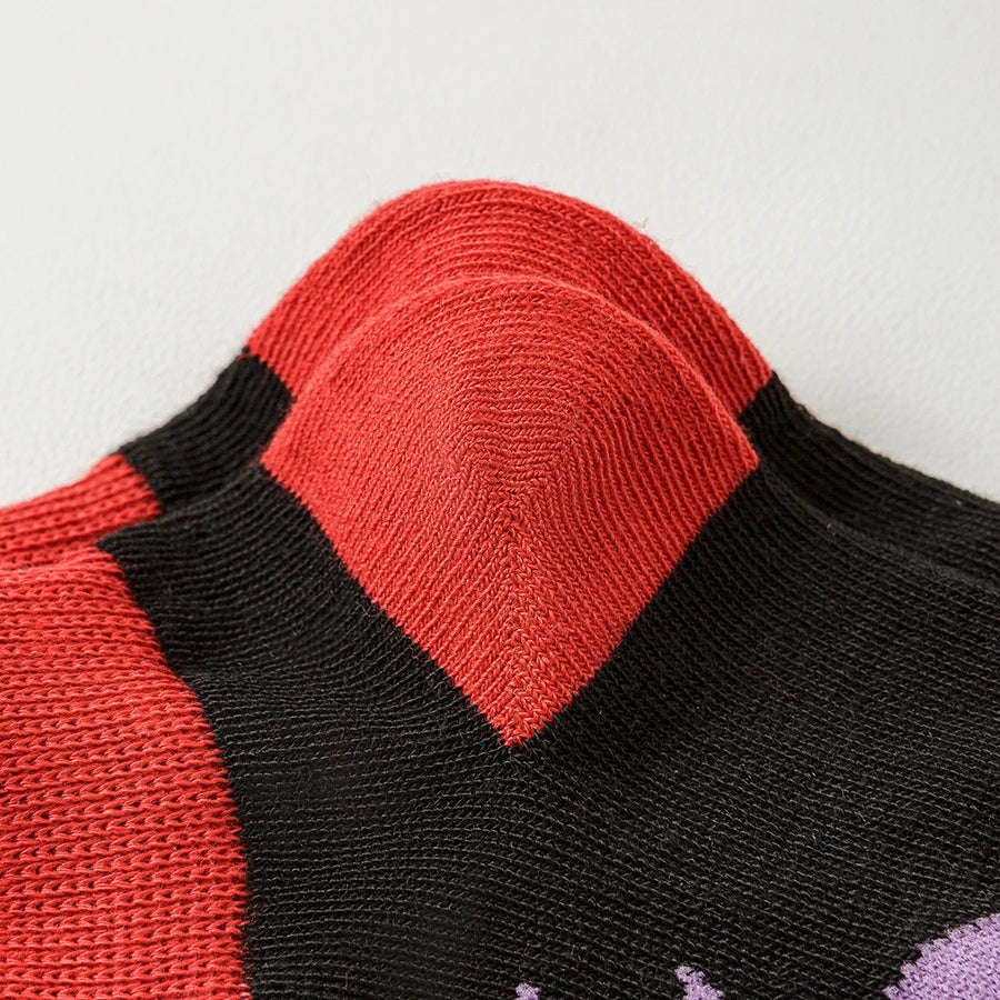 5Pairs BANDAI Pokemon Anime Socks Hip Hop Street Fashion Casual Socks