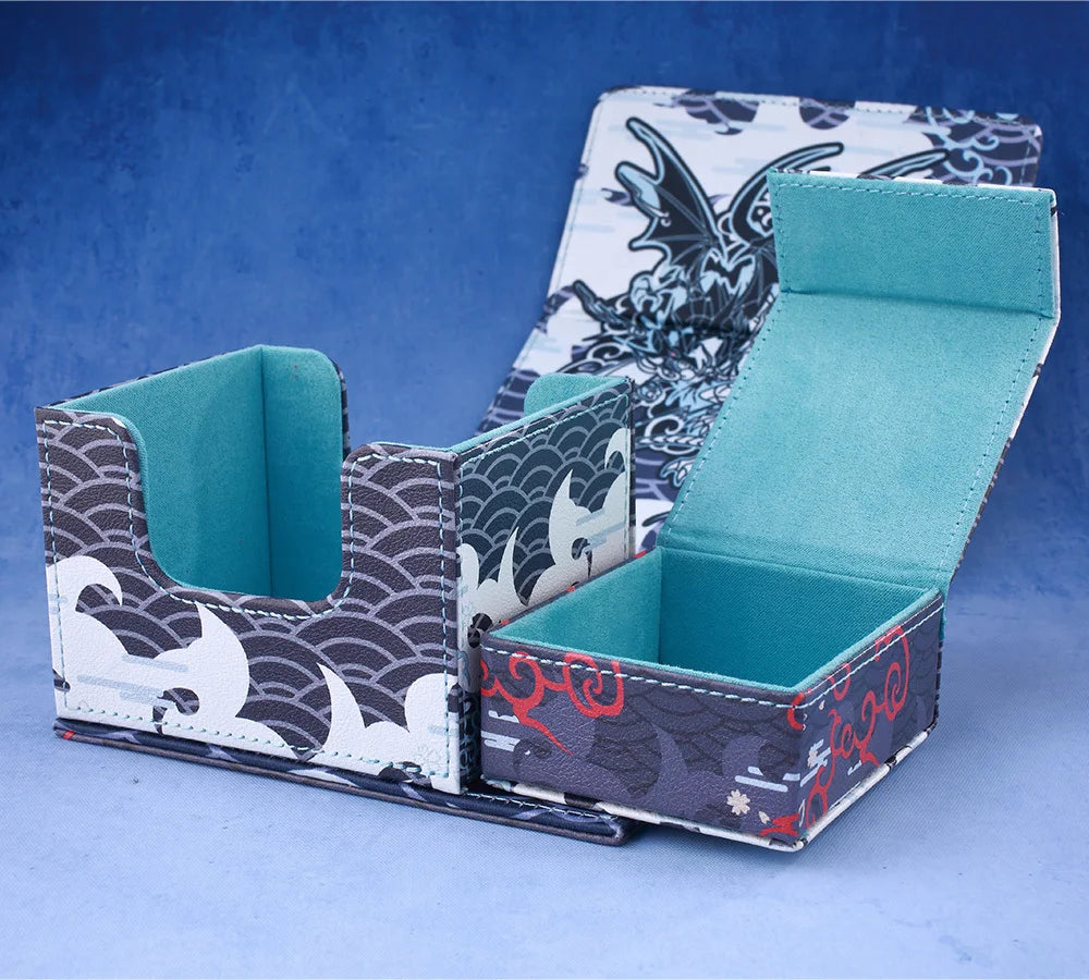 **** Gacha Deck Box for PTCG Cards Trading Card Storage with Display Window
