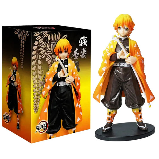 Demon Slayer Tanjiro Nezuko Zenitsu Inosuke Action Figures Collectible