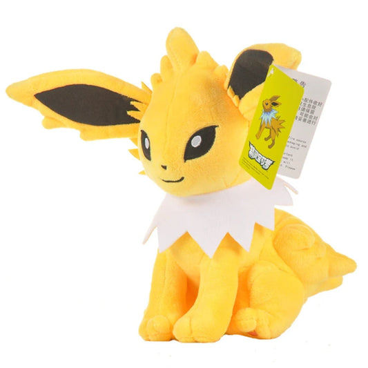 Pokemon Jolteon Plush Stuffie – 8" Electric Evolution Stuffed Toy