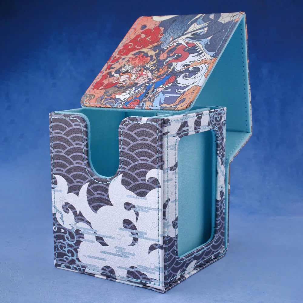 **** Gacha Deck Box for PTCG Cards Trading Card Storage with Display Window