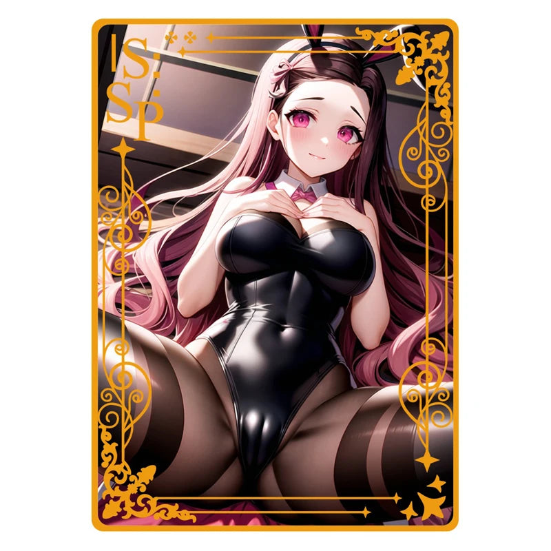 Goddess Story Metal Card Anime Swimwear Girl Collection