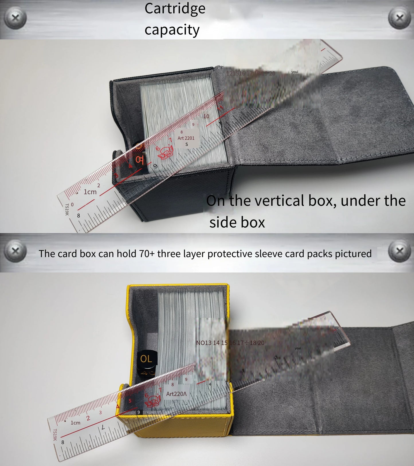 One Piece Law Collection Card Storage Box High-End PU Leather