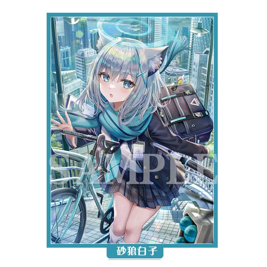 Blue Archive Shiroko Card Sleeves – 60PCS Anime TCG Protectors