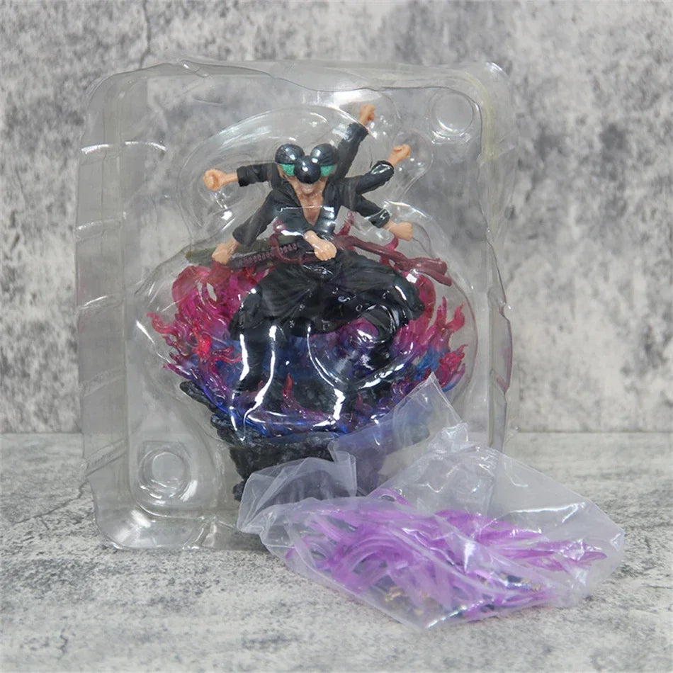 5.9" Asura Zoro Figure – One Piece PVC 9-Sword Style Statue