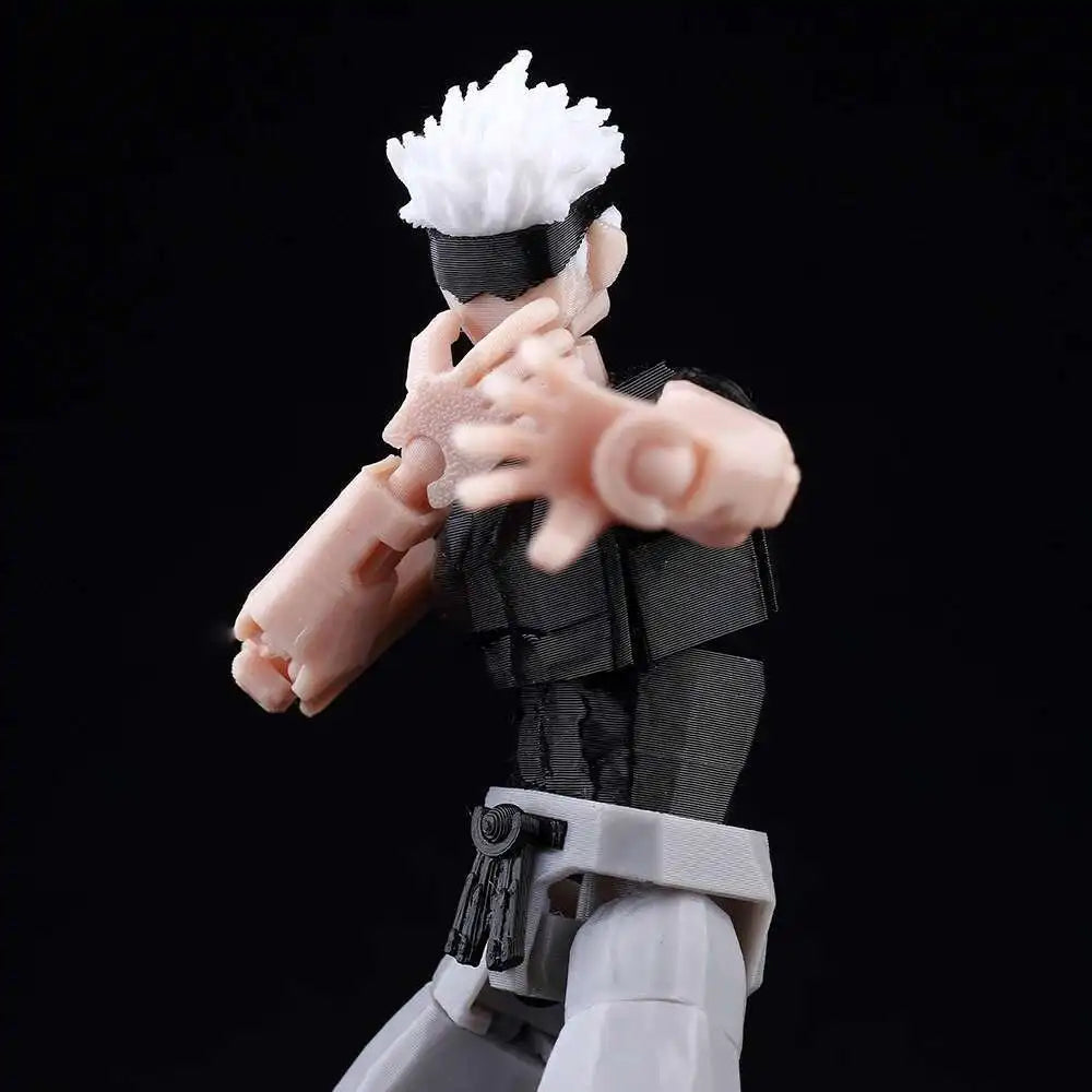9L3D “Lucky Dummy 13” Gojo-Inspired Action Figure – 5.5 in Multi-Jointed Poseable Model