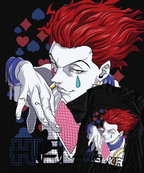 Hisoka Morow Hunter x Hunter T-Shirt – Anime Card Master Tee (Unisex)