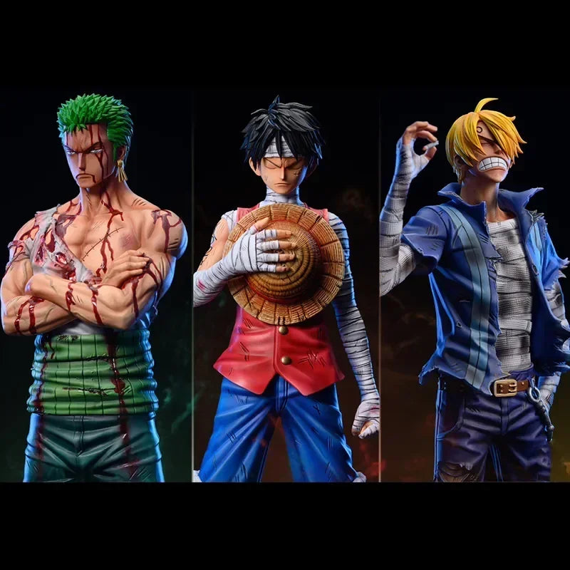 30cm One Piece Roronoa Zoro Vinsmoke Sanji Action Figure PVC Model