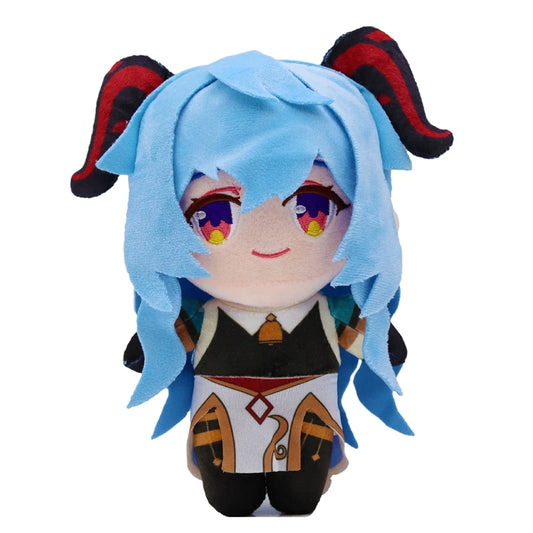 Genshin Impact Ganyu Plush Doll – 8-Inch Cryo Secretary Soft Toy