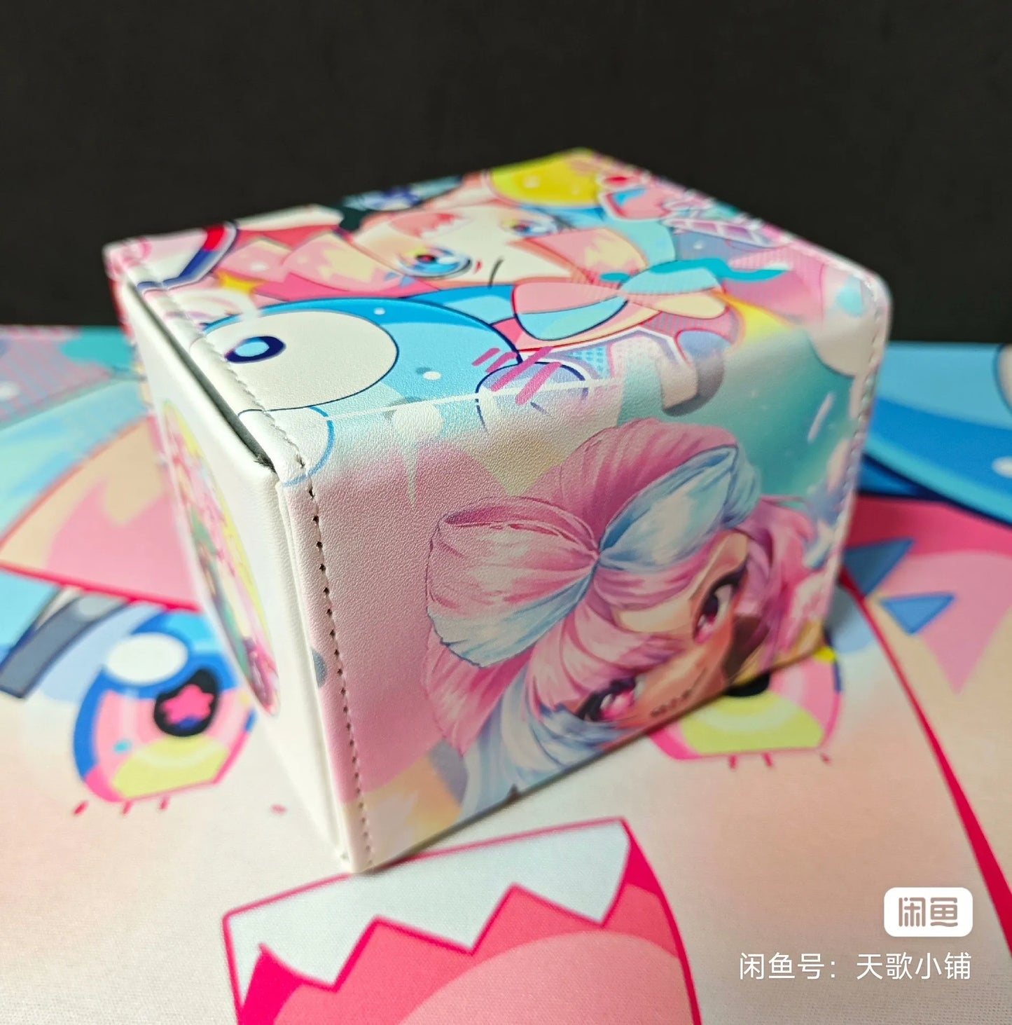 Pokemon Lono Deck Box Cute Anime Girl PTCG Trading Card Storage Case
