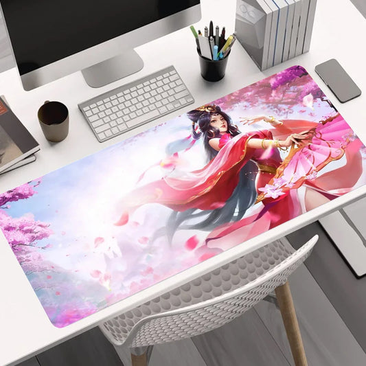 Cherry Blossom Girl XXL Anime Mouse Pad (35"x16")