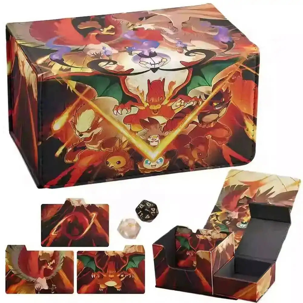 Gacha Card Deck Case League Of Legends Jinx Storage Box For 100 Cards