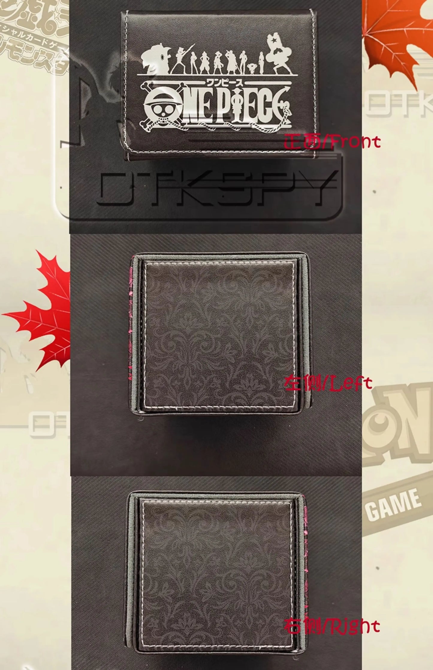 Anime One Piece Four Emperors Shanks Teach Luffy Deck Box Yu-Gi-Oh Storage