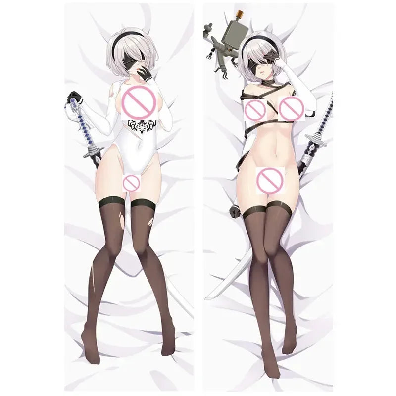 WAIFU Anime NieR:Automata Decorative Pillow Case YoRHa Type A 9S