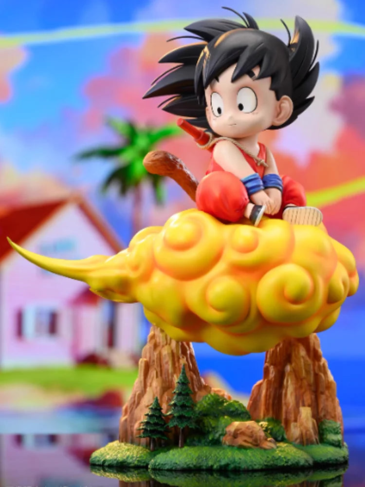 **** In Stock 20cm Dragon Ball Goku PVC Action Figure Sitting on Cloud