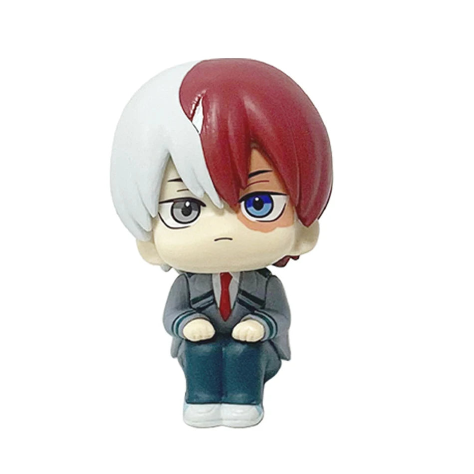 **** 10cm Q Version My Hero Academia Figures Midoriya Bakugou Ochaco Kids Gift
