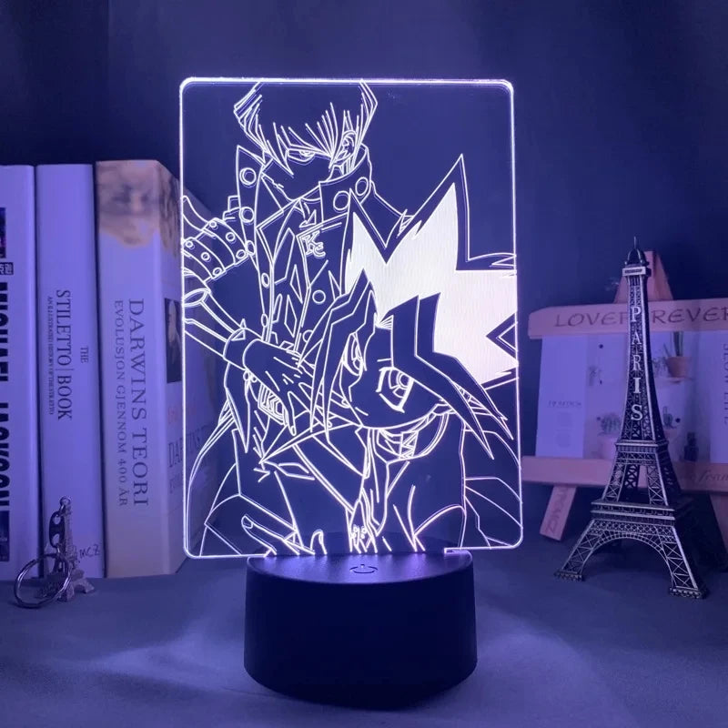 Yu-Gi-Oh! Yugi & Kaiba LED Night Light – 3D Anime Lamp