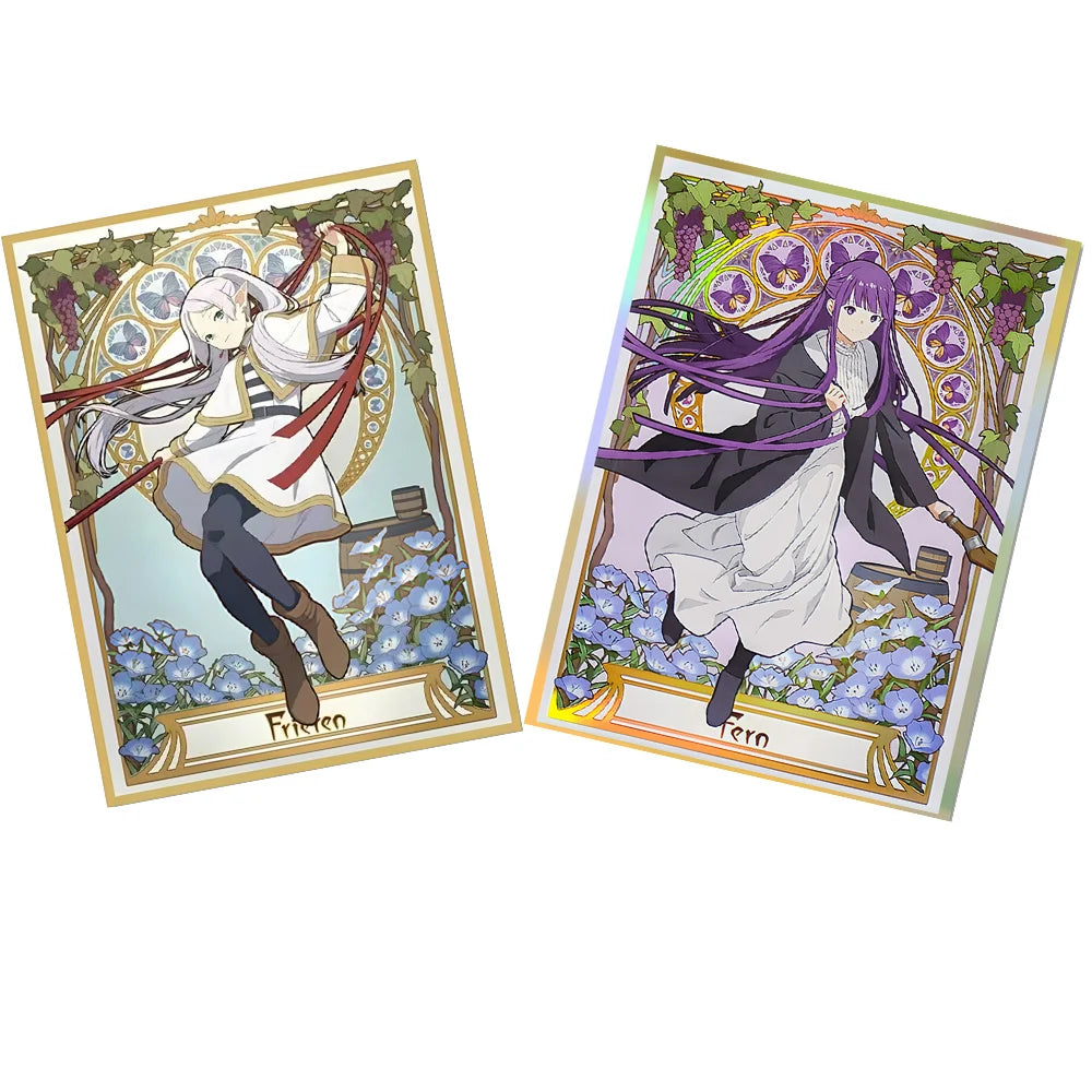 60-120pcs 67x92mm Card Sleeves Top Loader for MTG TCG Fern Anime