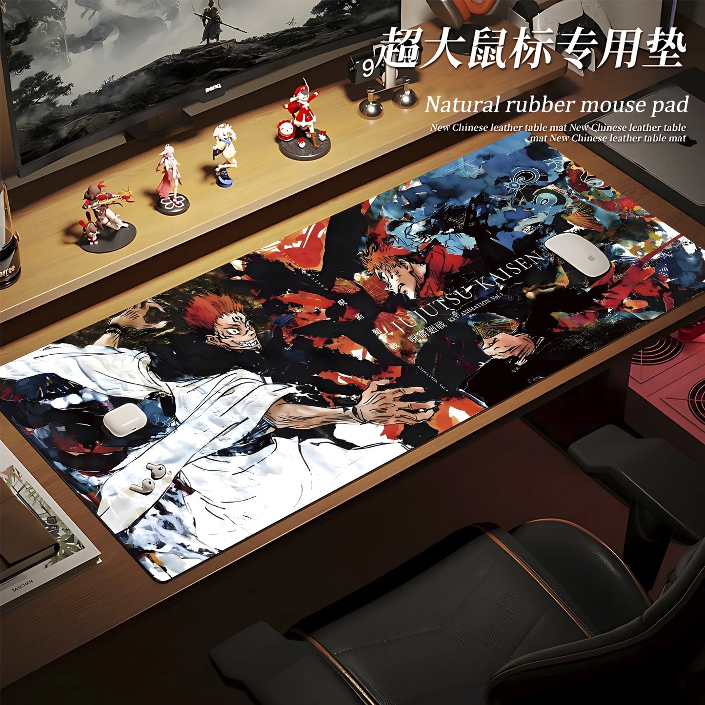 Jujutsu Kaisen Large Mouse Pad Non Slip Gaming Desk Mat Anime Design