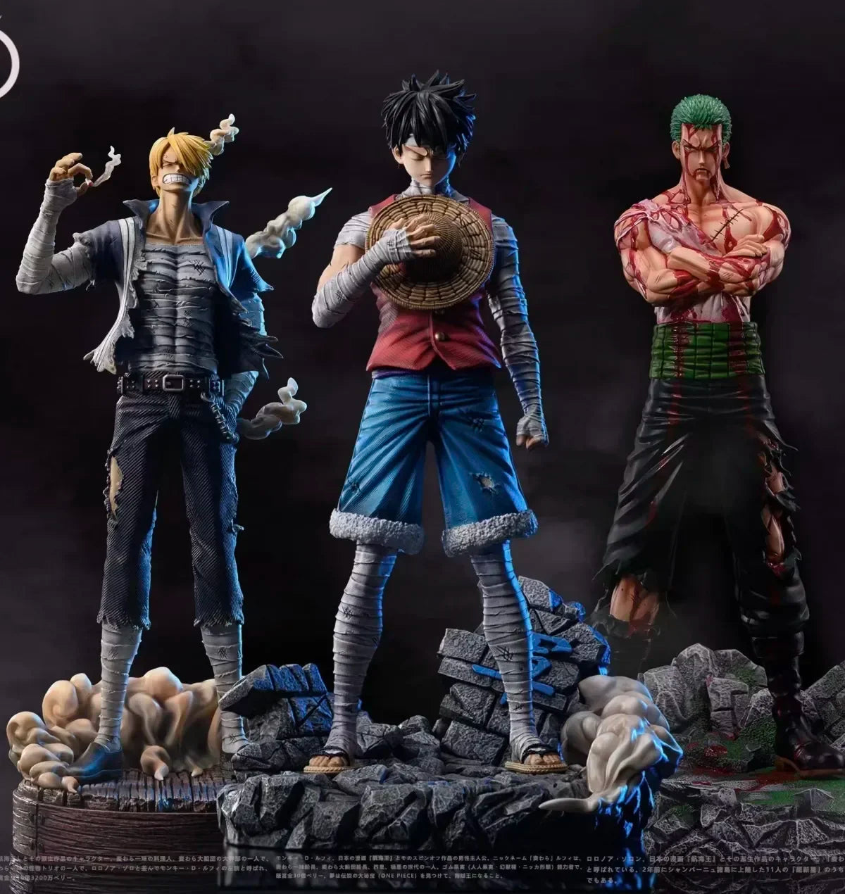 30cm One Piece Roronoa Zoro Vinsmoke Sanji Action Figure PVC Model