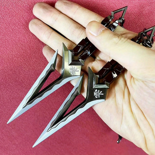 6.3inch Valorant Ninja Katana Metal Shuriken Anime Cosplay Prop Sword