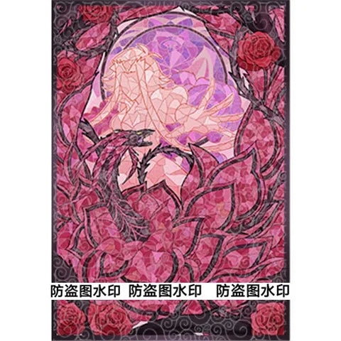 60pcs Yu-Gi-Oh Black Rose Dragon Card Sleeves Anime Game Collection