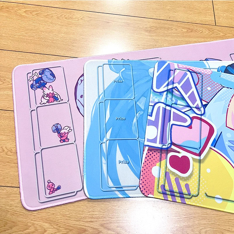 600X300X2Mm PTCG Trainer Nessa Iono Anime Card Mat Waterproof Rubber Pad