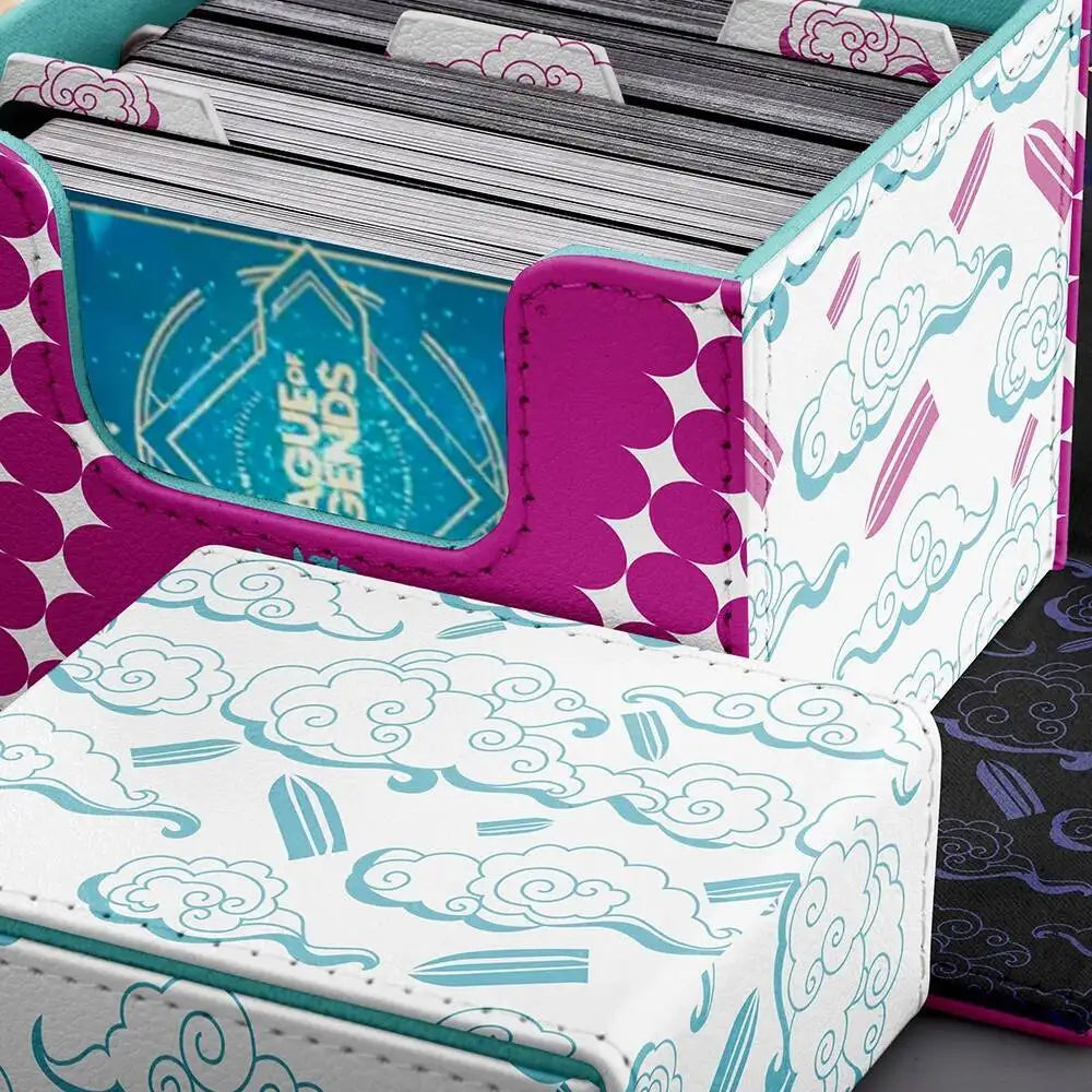 Gacha Card Deck Case League Of Legends Jinx Magnetic Storage Box TCG