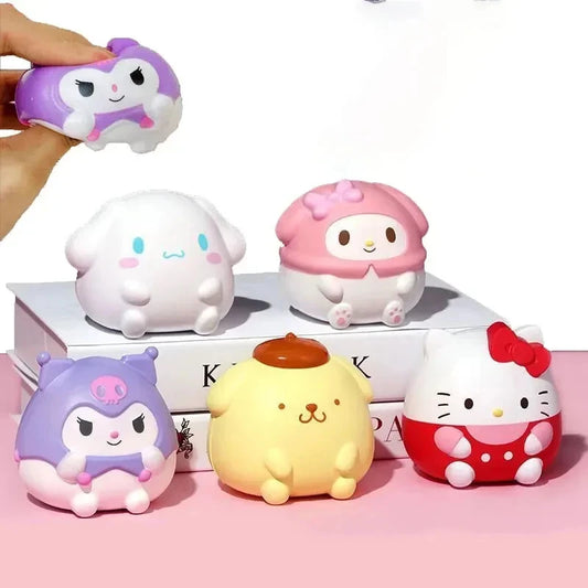 Kawaii Hello Kitty Melody Kuromi Cinnamoroll Squishy Toy Gift
