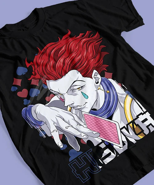 Hisoka Morow Hunter x Hunter T-Shirt – Anime Card Master Tee (Unisex)