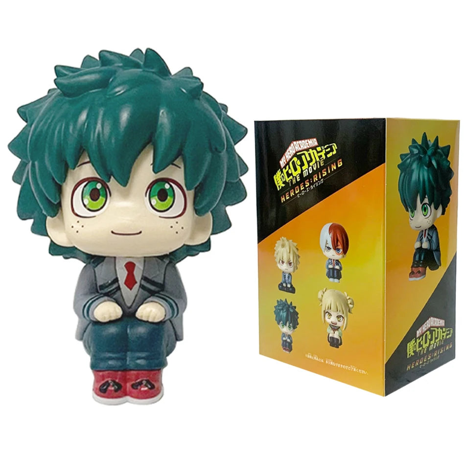 **** 10cm Q Version My Hero Academia Figures Midoriya Bakugou Ochaco Kids Gift