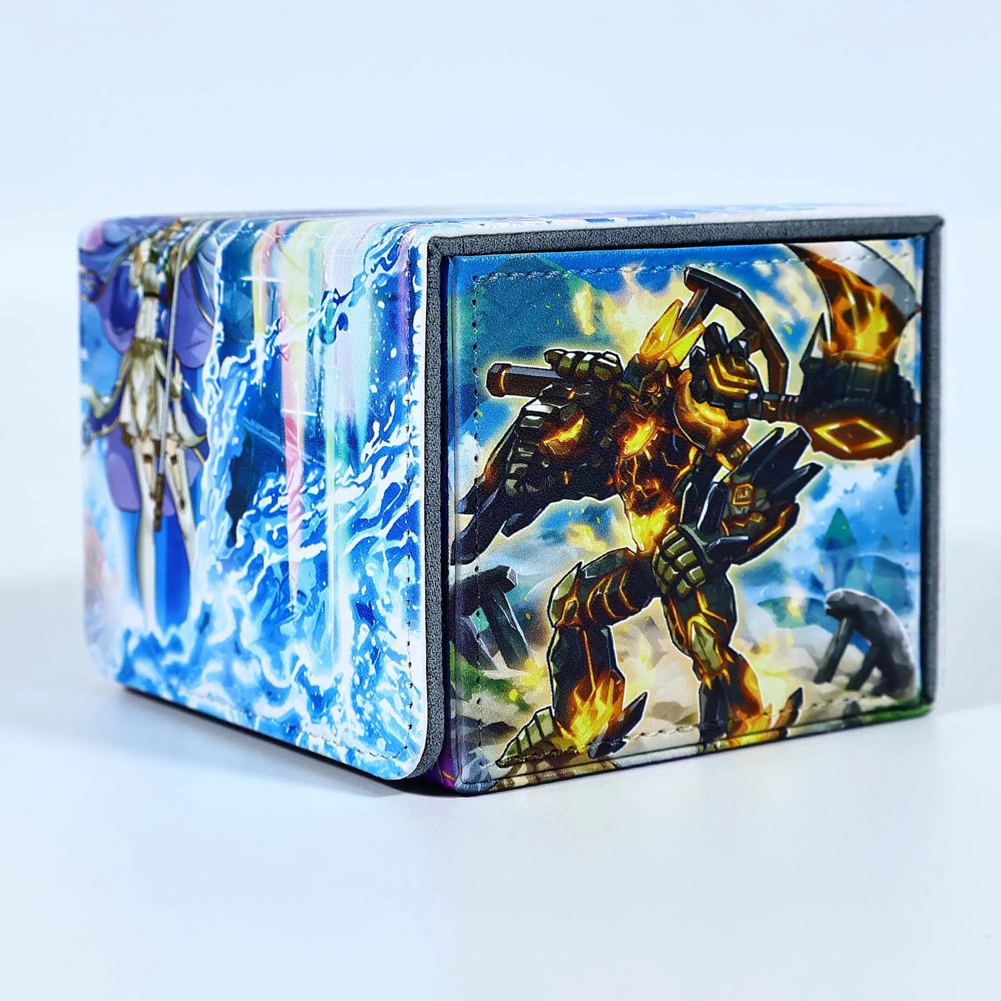Diy Yu-Gi-Oh Aquamancer Card Storage Box Ygo Leather Collection Gift