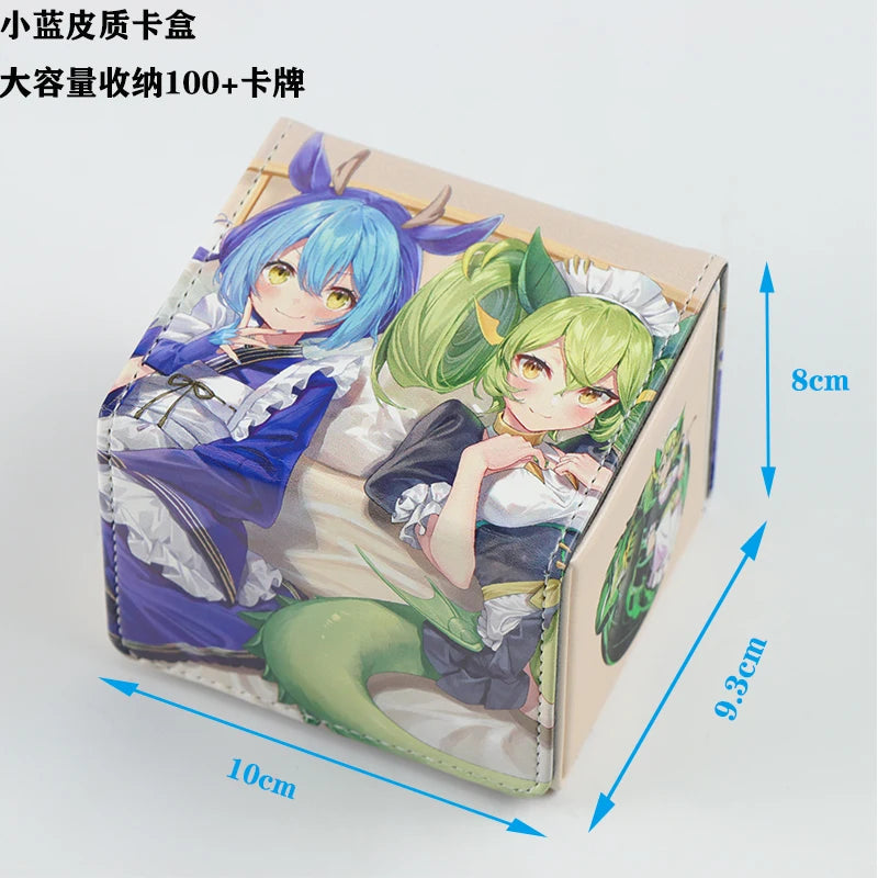 Big Size Anime Pokemon Figure Deck Box TCG Storage 110+ Cards