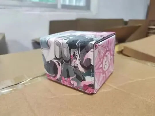Yugioh Black Magician Girl PU Leather Deck Box Trading Card Storage