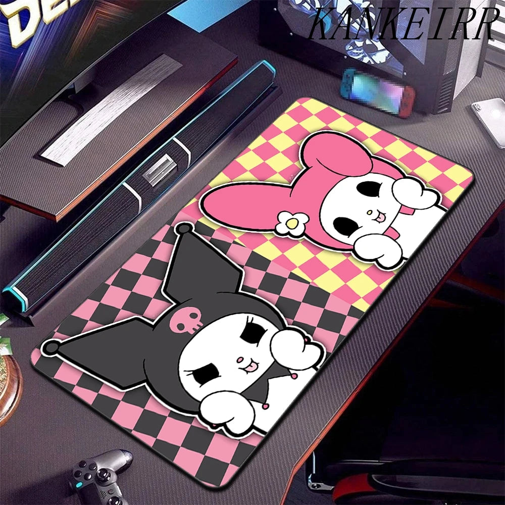 **** XXL Mouse Pad Anime Kuromi Desk Mat Gaming Rug 900x400 Waterproof Non-Slip