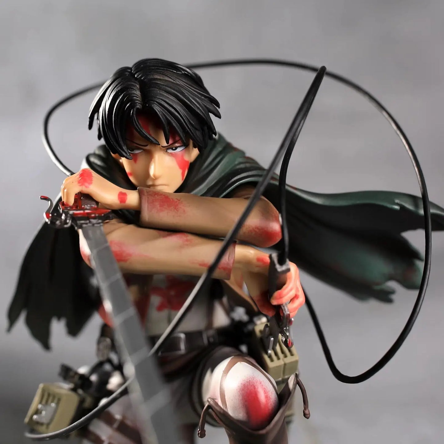 Anime Attack on Titan Levi Ackerman PVC Action Figure Model Toy