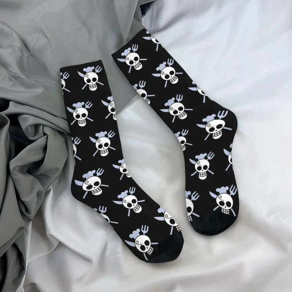 Fashion Men's Anime Socks Tony Tony Chopper Luffy Zoro Law Unisex Crew