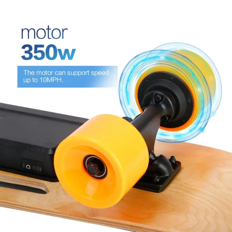 350W Electric Skateboard – Maple Deck with Remote Control